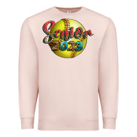 Pale Pink softball senior 2023 Premium Sweatshirt - BundleAndBundleShop