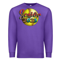 Purple softball senior 2023 Premium Sweatshirt - BundleAndBundleShop