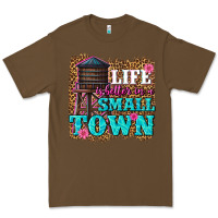 Cacao life is better in a small town Premium Tee - texasbilliewilder