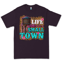 Plum life is better in a small town Premium Tee - texasbilliewilder