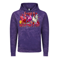 Cloud Purple happy valentines day Vintage Hoodie - RacoonDesign