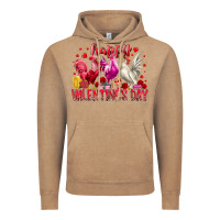 Vintage Coffee happy valentines day Vintage Hoodie - RacoonDesign
