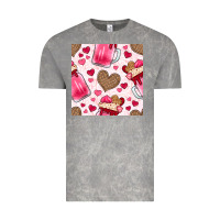 Cloud Rock valentines day milkshake seamless pattern Vintage Tee - BundleAndBundleShop