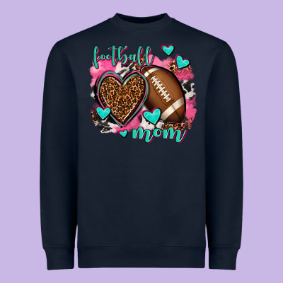 Football Mom Heavyweight Sweatshirt Designed By Adodesignshop