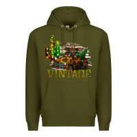 Army Green Rusty Grunge Car Vintage Premium Hoodie - Bettercallsaul