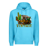 Ocean Blue Rusty Grunge Car Vintage Premium Hoodie - Bettercallsaul