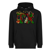 Black Christmas Texas With Deer Heavyweight Hoodie - BundleAndBundleShop