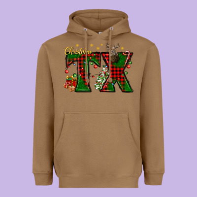 Christmas Texas With Deer Heavyweight Hoodie Designed By Bundleandbundleshop