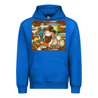 Cobalt western bunny Urban Hoodie - TumblerDesignByShophia
