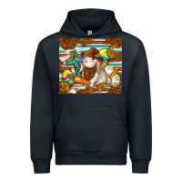 Navy western bunny Urban Hoodie - TumblerDesignByShophia