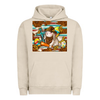 Pigment French Oak western bunny Urban Hoodie - TumblerDesignByShophia