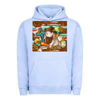 Pigment Grape Ice western bunny Urban Hoodie - TumblerDesignByShophia