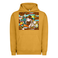 Pigment Peanut Butter western bunny Urban Hoodie - TumblerDesignByShophia
