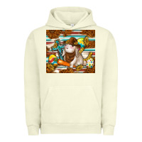 Pigment Pistachio western bunny Urban Hoodie - TumblerDesignByShophia