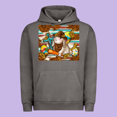 Western Bunny Urban Hoodie Designed By Tumblerdesignbyshophia