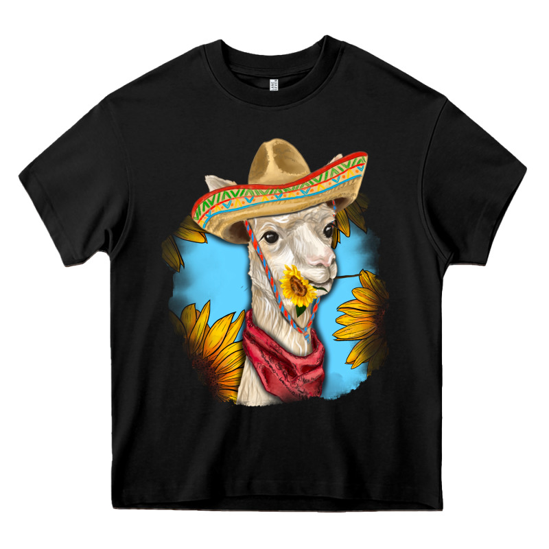 Sombrero Llama Heavy Core Tee by RanaPortraitStore | Teevron