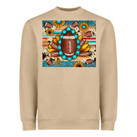 Mushroom football cowhide sunflower Heavyweight Sweatshirt - JahusDesignShop