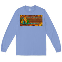 Colony Blue custom cowboy boots sunflowers and cactus license plate Long Sleeve Tee - Artiststas