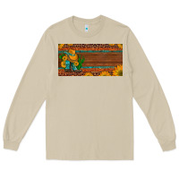 Mushroom custom cowboy boots sunflowers and cactus license plate Long Sleeve Tee - Artiststas
