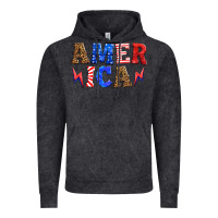 Vintage Black america thunderbolt Vintage Hoodie - HRA Design Shop