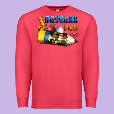 Daycare Dude Premium Sweatshirt Designed By Bundleandbundleshop