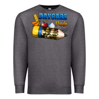 Charcoal Heather daycare dude Premium Sweatshirt - BundleAndBundleShop