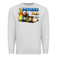 Dove Grey daycare dude Premium Sweatshirt - BundleAndBundleShop