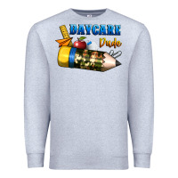 Heather Grey daycare dude Premium Sweatshirt - BundleAndBundleShop