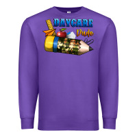 Purple daycare dude Premium Sweatshirt - BundleAndBundleShop