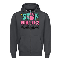 Smoke stop bullying kindness is cool Zipper Hoodie - MaliasSmallBusiness