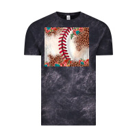 Cloud Black baseball leopard Vintage Tee - JahusDesignShop