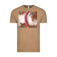 Vintage Coffee baseball leopard Vintage Tee - JahusDesignShop