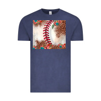 Vintage Denim baseball leopard Vintage Tee - JahusDesignShop