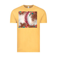 Vintage Mustard baseball leopard Vintage Tee - JahusDesignShop