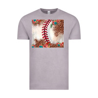 Vintage Zinc baseball leopard Vintage Tee - JahusDesignShop