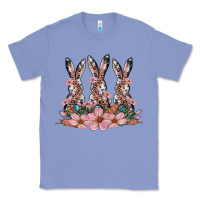 Colony Blue rabbits with blossom flower Classic Tee - Artiststas