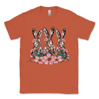 Copper rabbits with blossom flower Classic Tee - Artiststas