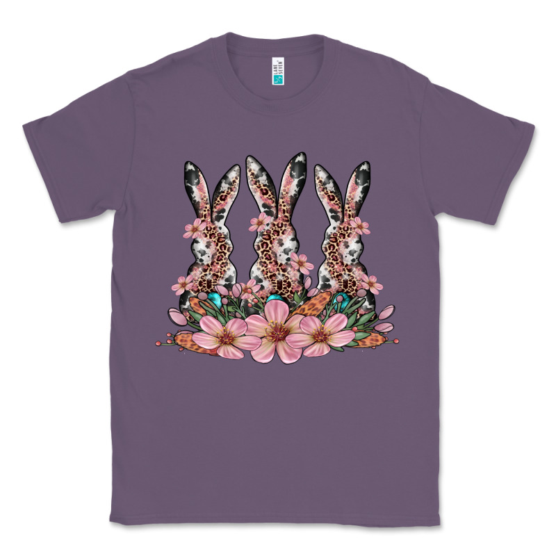 Rabbits With Blossom Flower Classic Tee by Artiststas | Teevron