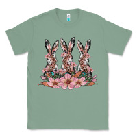 Sage rabbits with blossom flower Classic Tee - Artiststas