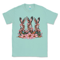 Seafoam rabbits with blossom flower Classic Tee - Artiststas