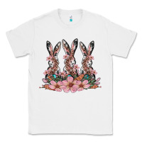 White rabbits with blossom flower Classic Tee - Artiststas