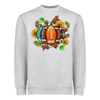 Heather Grey fall football sunflower and fall Heavyweight Sweatshirt - AdoDesignShop
