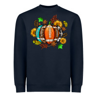 Navy fall football sunflower and fall Heavyweight Sweatshirt - AdoDesignShop