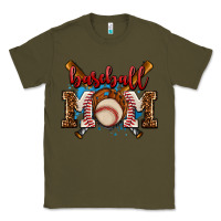 Army Green baseball mom Classic Tee - AdoDesignShop