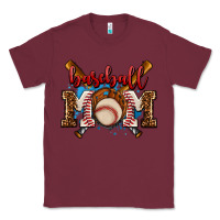 Burgundy baseball mom Classic Tee - AdoDesignShop
