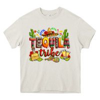 Cream tequila tribe Heavy Core Tee - RanaPortraitStore