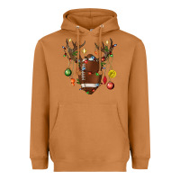 Meerkat American Football Horn Christmas Heavyweight Hoodie - BundleAndBundleShop