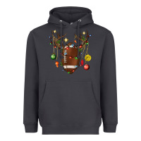Smoke American Football Horn Christmas Heavyweight Hoodie - BundleAndBundleShop
