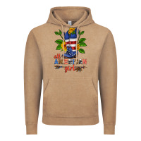 Vintage Coffee all american girl cowboy boot with sunflower Vintage Hoodie - HRA Design Shop