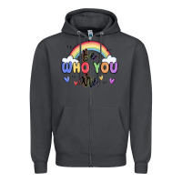Smoke be who you are Zipper Hoodie - MaliasSmallBusiness